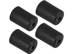 Lifkome Conjunto De 4 Pés Sofá Cônicos Plástico Com Parafuso Ajuste Para Cama, Mesa E Móveis De Sala Estar