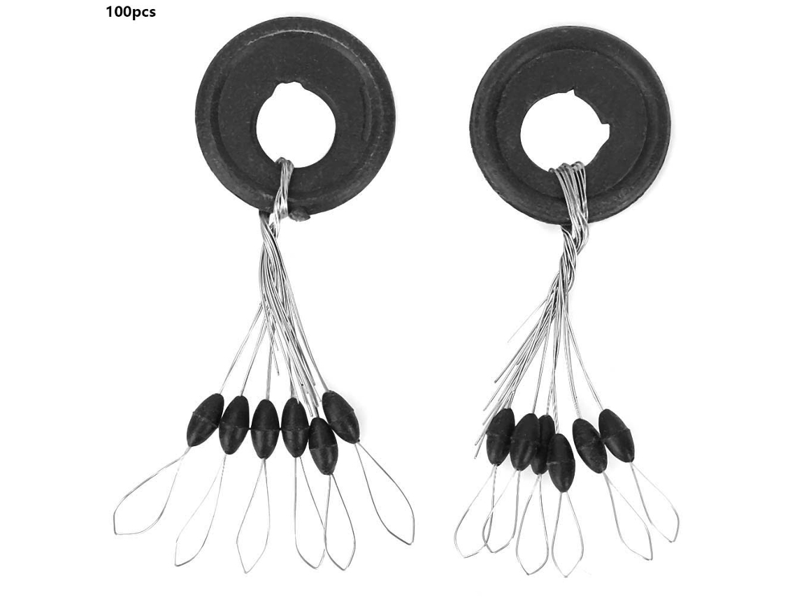 Conector De Linha De Pesca Espaçador Conta Parador De Boia Acessórios Para Pesca Vylara (verde Oliva S)