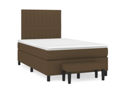 Box Spring Bed, Box Spring Beds Vidaxl Marrom Tecido (120 X 200 Cm)