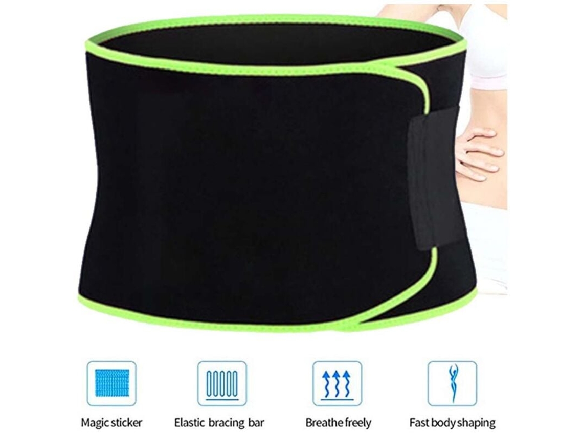 Cinto De Neoprene Para Perda De Peso Cinta Modeladora Com Efeito Sauna Cinto De Suor Ab Para Lombar E Costas Slowmoose