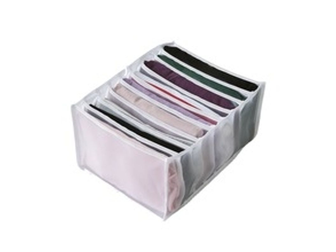 Organizador De Gavetas Para Roupa Caixa De Armazenamento De Jeans Tamanho Grande Grade Armário