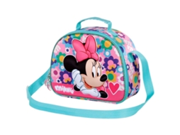 Lancheira Disney Minnie Mouse Heart 3D, Rosa