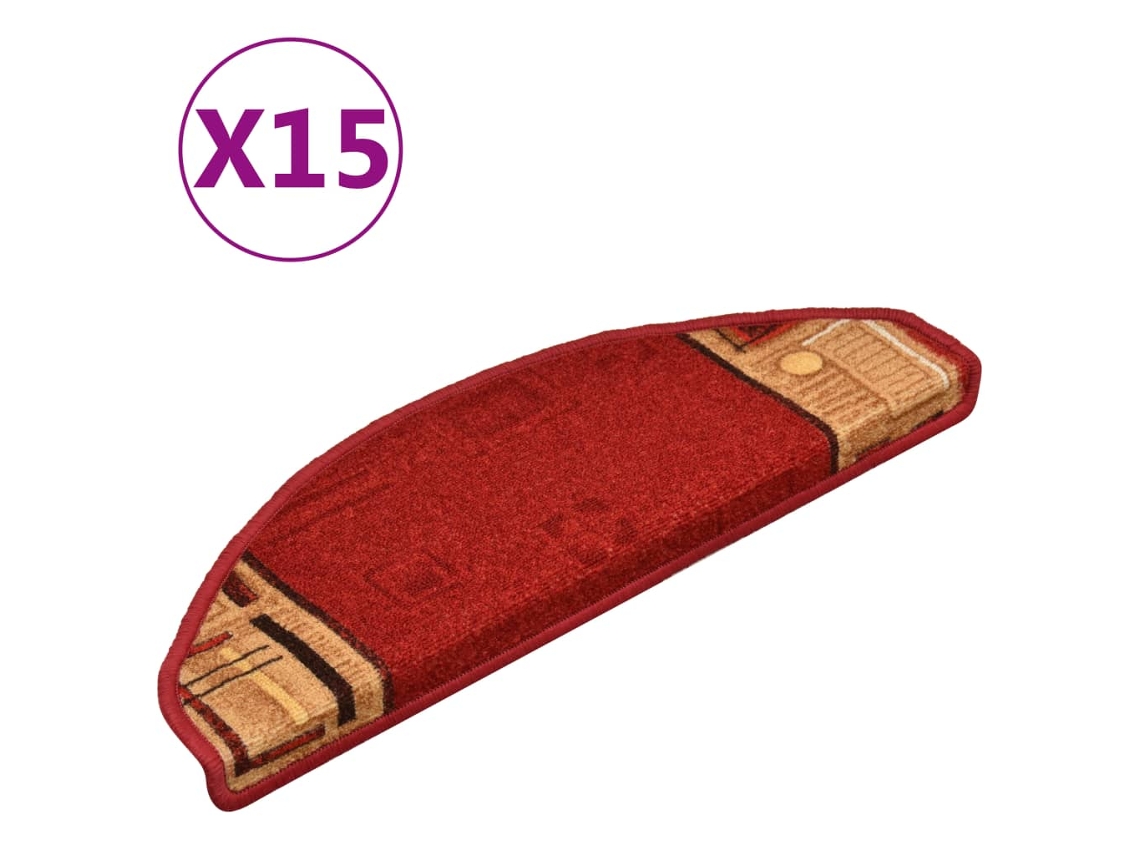 Stair Mat, Stair Mats Vidaxl Vermelho Poliamida (n/a)
