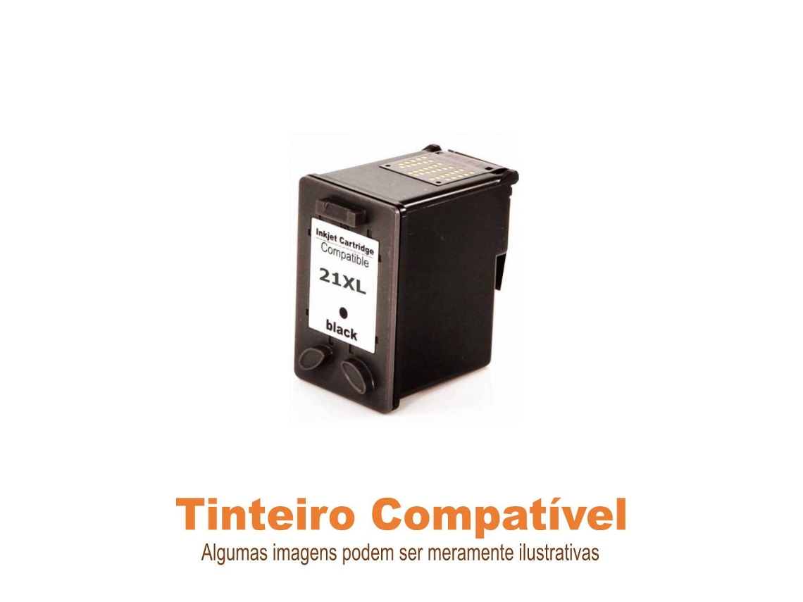 Tinteiro HP 21XL Preto C9351AE Compatível