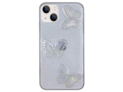 Capa De Celular Butterfly Tpu Para Iphone 15