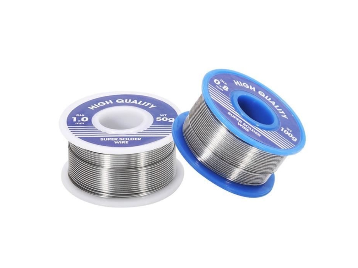 TRANÇA DE DESSOLDAGEM, 0,8 mm-30g - Rolo de fio de solda para acessórios elétricos, 0,8-1,0 mm, 20-30-50-100g, núcleo de resina, Fl YWEI