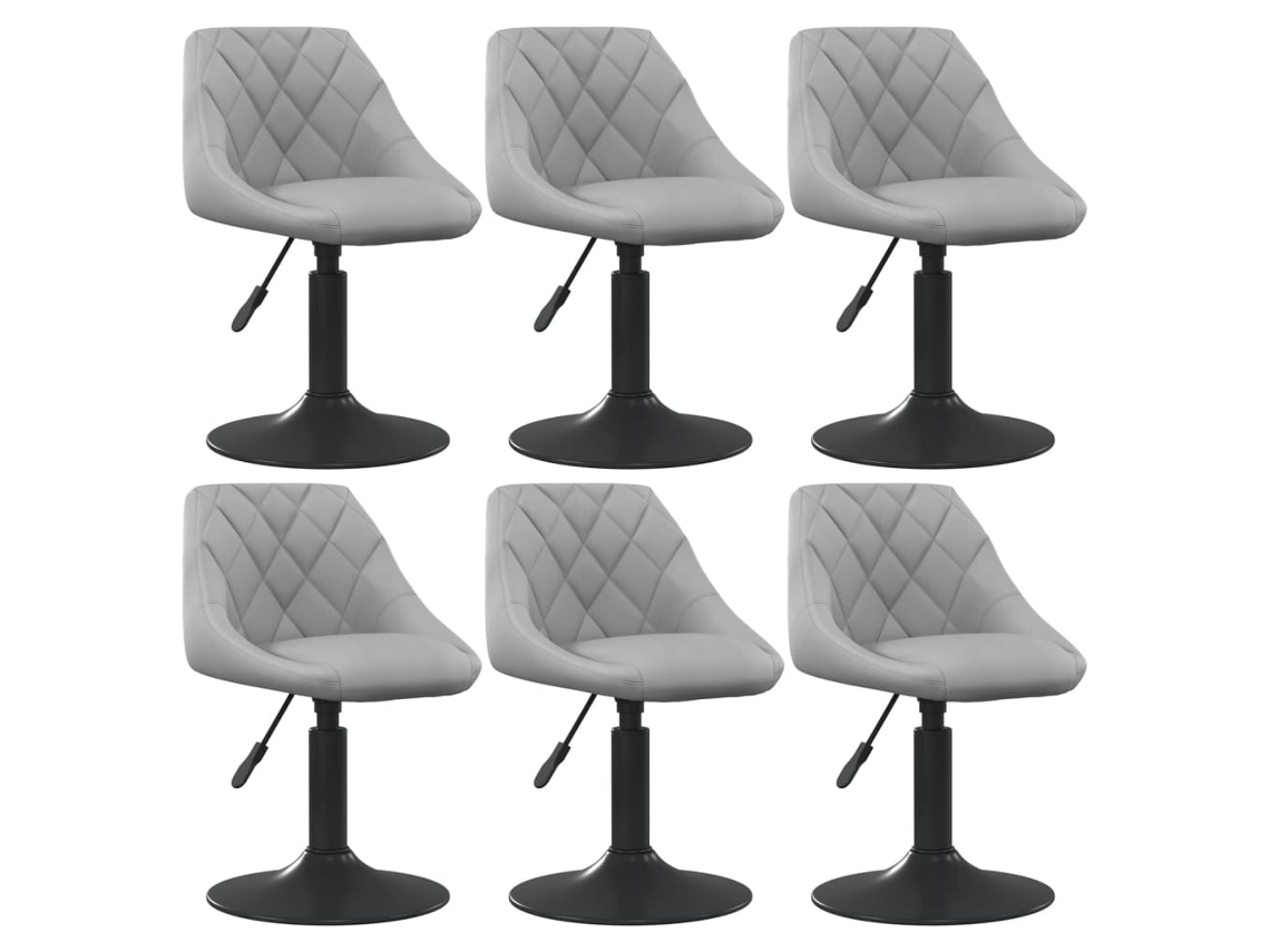 Dining Chair, Dining Chairs Vidaxl Cinzeto Veludo (n/a)