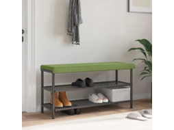 Vidaxl Almofada De Banco Veludo Verde Claro Profundidade 35 Cm