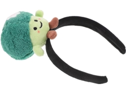 Tiara Tex Verde Fofa com Brócolis Pelúcia.