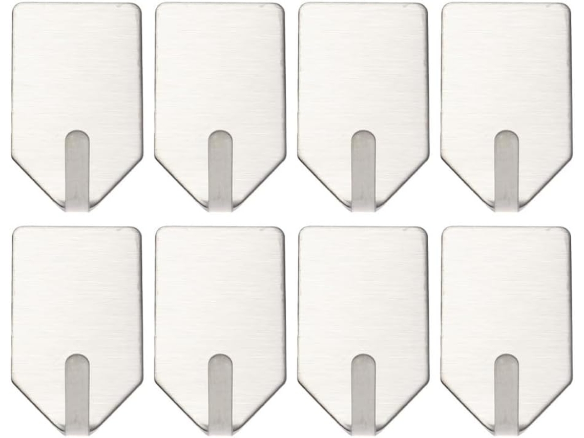 Conjunto De 8 Ganchos De Parede Para Objetos, Design Funcional