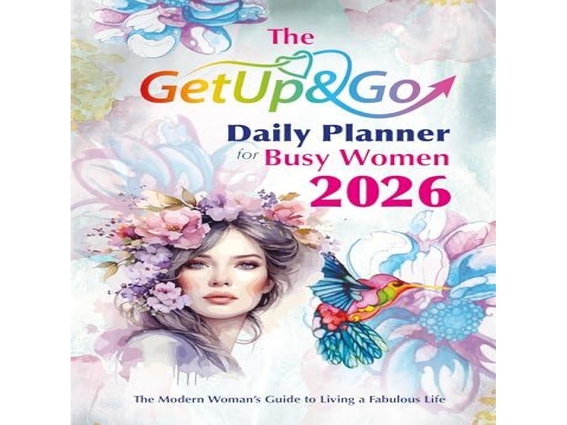 Livro Get Up and Go Daily Planner for Busy Women 2026 de Get Up and Go Publications (Inglês)