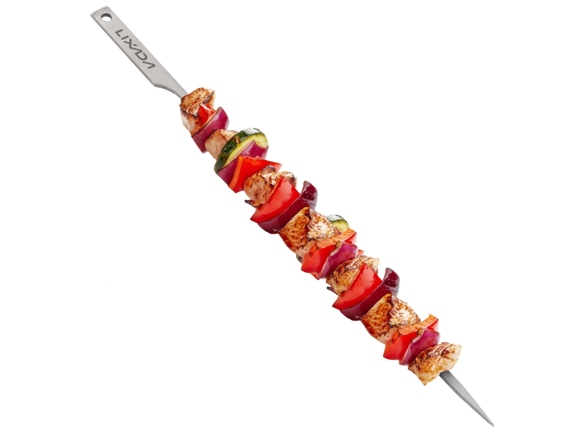 Espetos de Bbq Planos de Titânio 10 Polegadas 10un