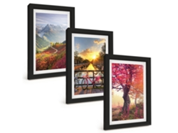 Composição De Quadros Paisagens De Montanha De Bicicleta Espelharte (3 Peças 20x30 Cm)