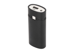 Aetheria caixa Diy Power Bank 2x18650 Carregador Bateria Shell Usb para Smartphone Preto
