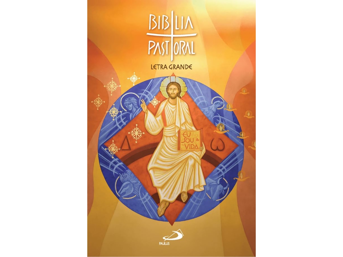 Livro Bíblia Pastoral - Letra Grande - Cristo Branco De Diversos (português Do Brasil)