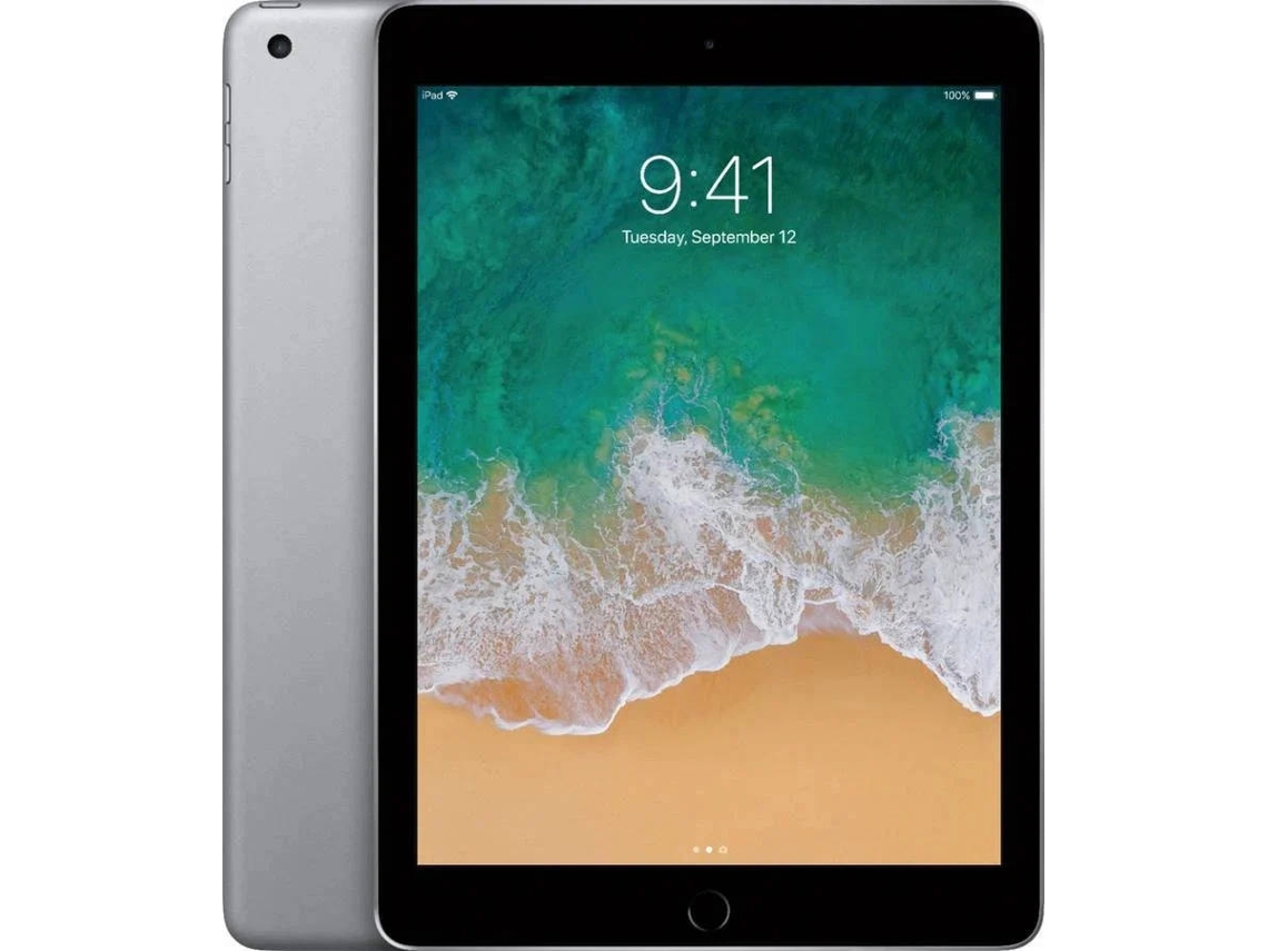iPad 5ª Geração APPLE (Recondicionado Reuse Como Novo - 9,7'' - 32 GB - Wi-Fi+Cellular - Cinzento Sideral)
