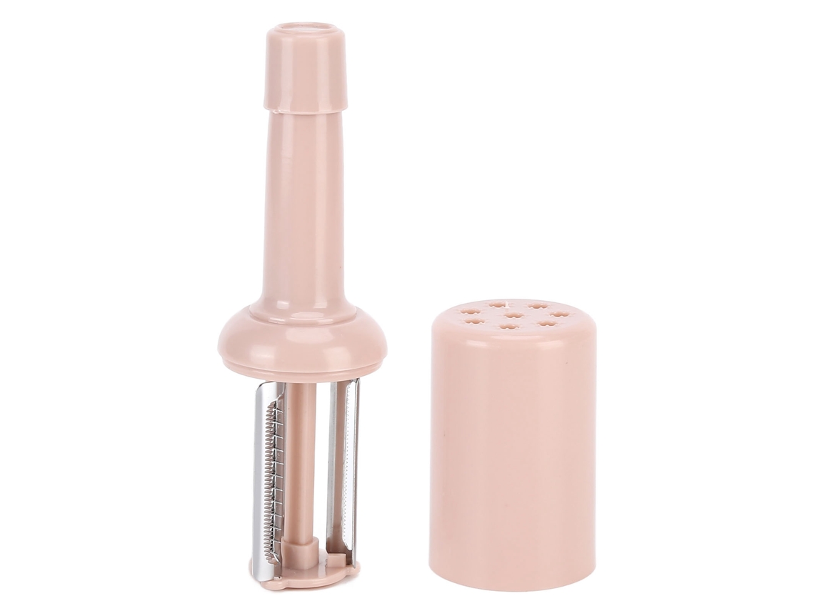 Descascador multifuncional de cozinha para batatas, cenouras e legumes rosa LAXISCREED