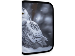 Arctic Owl Bolsa Dobrável Para Ferramentas Pequenas, Bolsa De Armazenamento Multifuncional Com Zíper, Bolsa De Viagem