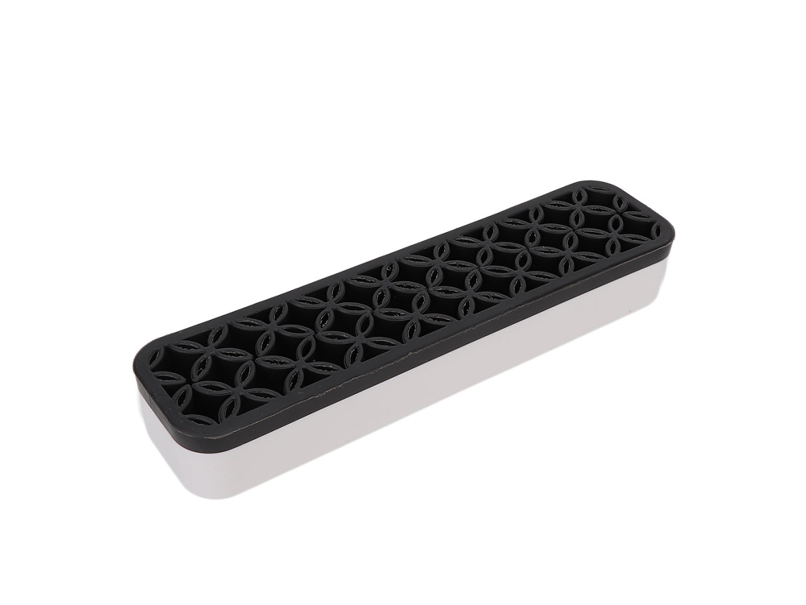 Estuche Portátil Para Brochas De Maquillaje, Lápices De Uñas Y Lápices Labiales Negro Con Soporte Y Organizador
