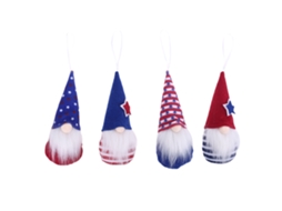 Laxiscreed Bonecos De Bandeira Americana 2021 Para Decoração Do Dia Da Independência, Pack De 4 Sem Rostos