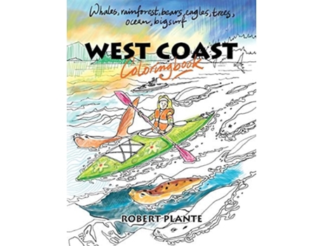 Livro West Coast Coloring Book De Robert Plante (inglês)