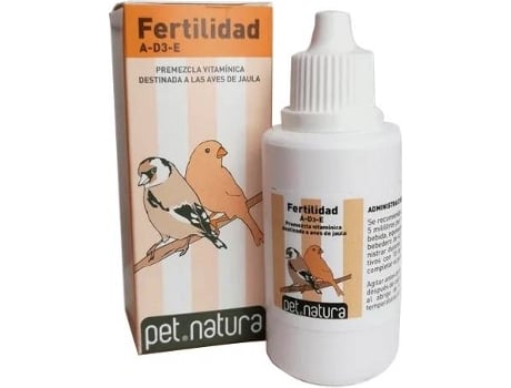 Complemento Alimentar para Aves PETNATURA Fertilidade (25ml)