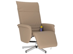 Massage Recliner Chair, Massage Recliner Chairs Vidaxl Marrom Couro Artificial