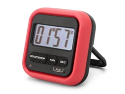 Temporizador digital de cozinha, com alarme alto, LCD grande, para cozinhar, aulas, banheiro | S/MARCA