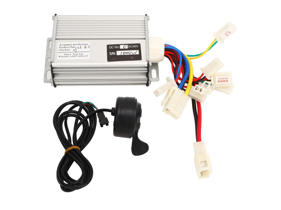 Kit De Controle Com Acelerador De Polegar 36v 1000w Para Bicicleta Elétrica Triciclo Conversão