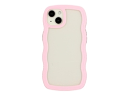 Lurelia Capa Transparente Iphone 13 Tpu Pc Candy Colors Rosa