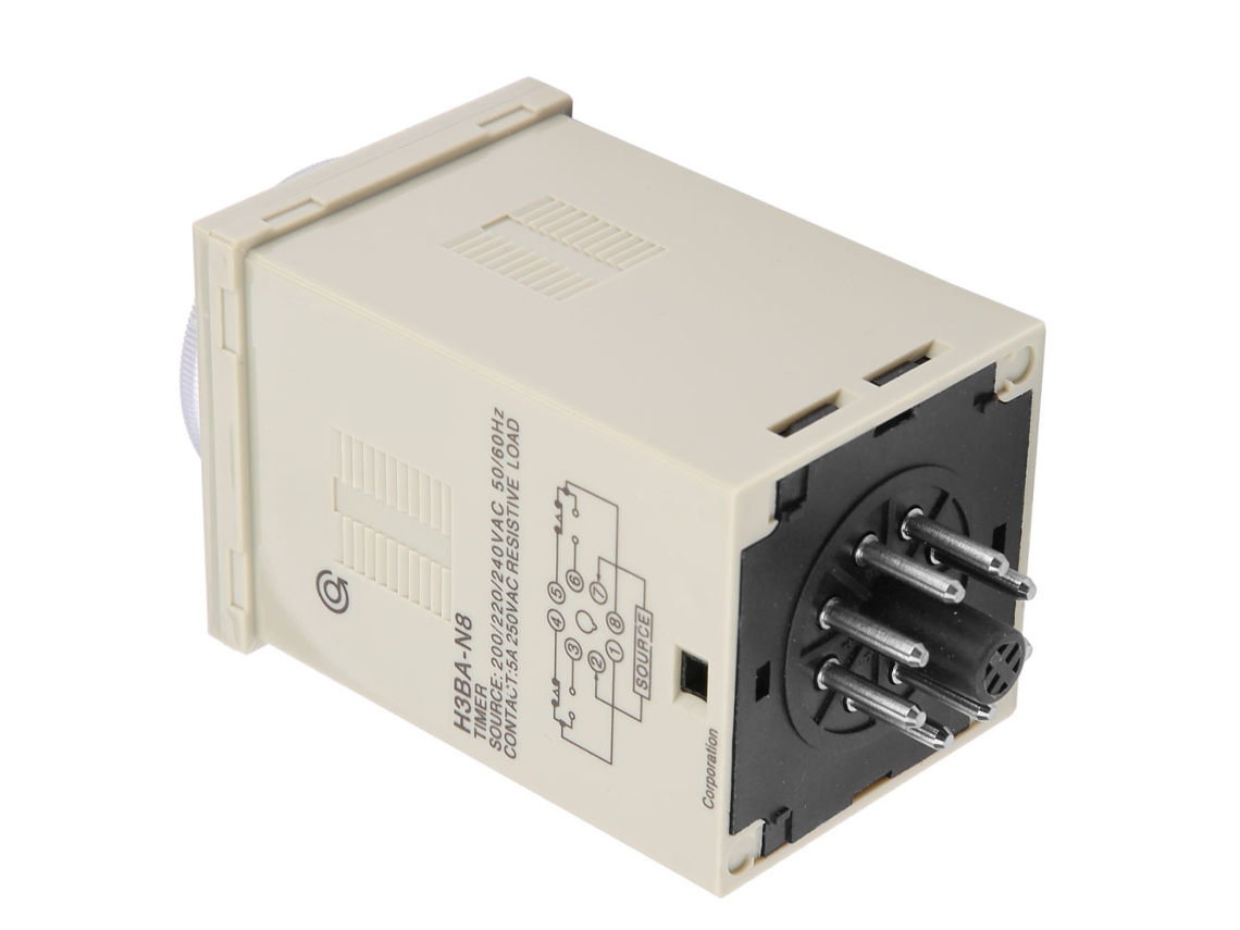 Relé De Atraso De Tempo Laxiscreed H3ba De 8 Pinos Com Temporizador De 30 Segundos
