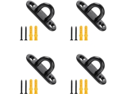 Conjunto De 4 Peças Olhal Aço Inoxidável Pendurar No Teto, Acessórios Náuticos, Grampos Fixação Na Parede, Aço