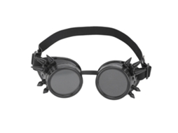 Óculos Laxiscreed Steampunk Vintage Com Proteção Anti-vento Em Duas Camadas