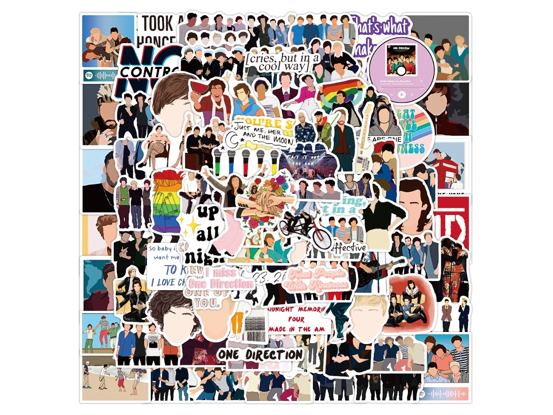 50 Adesivos Do One Direction Brilvibera