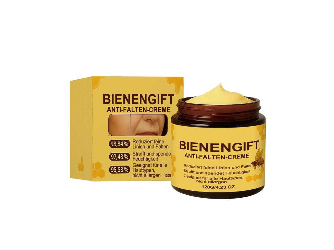 Creme Rejuvenescedor com Veneno de Abelha, Reduz Rugas e Linhas de Expressão LAXISCREED