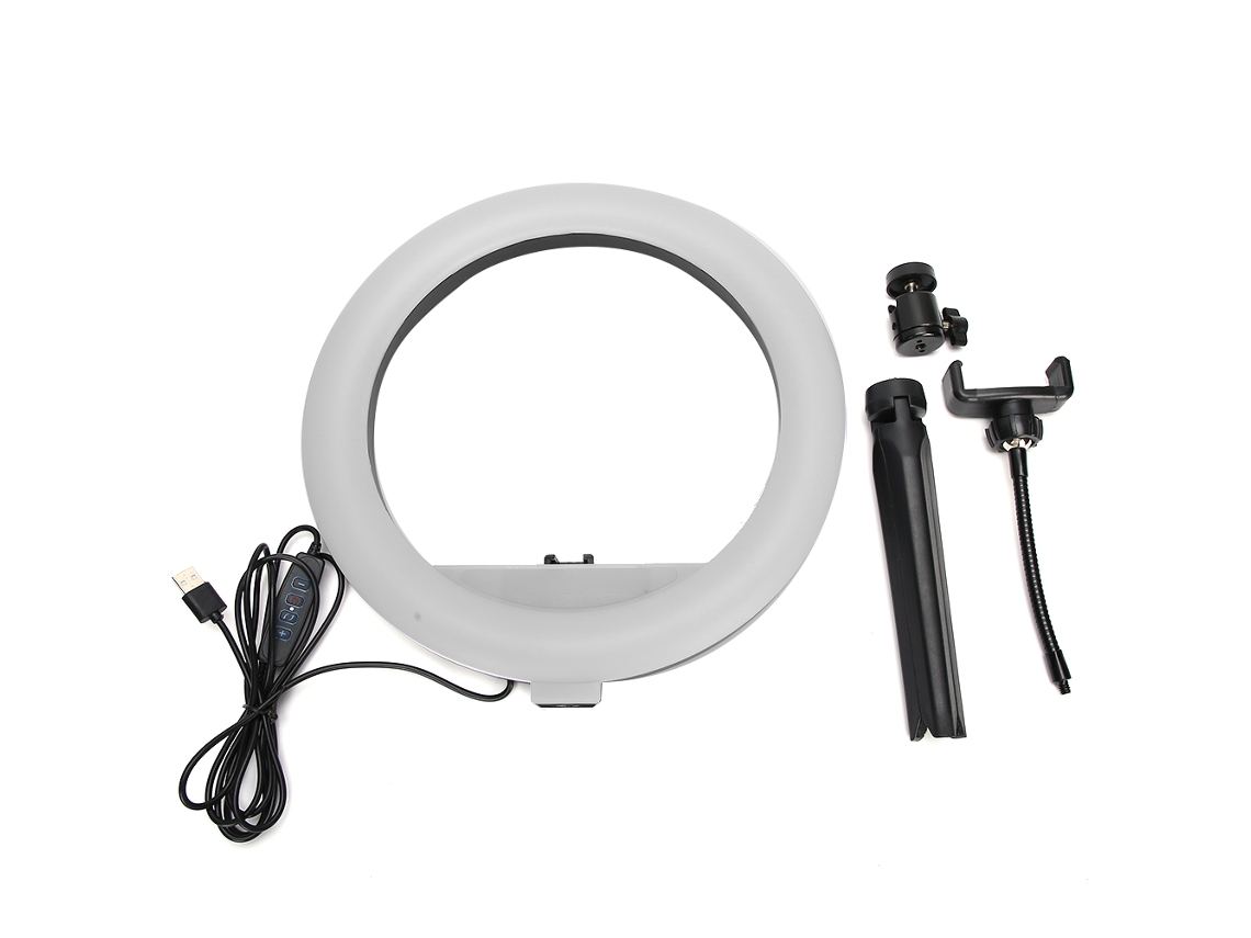 Luz Led De Streaming Ao Vivo Ajuste De Cor E Brilho