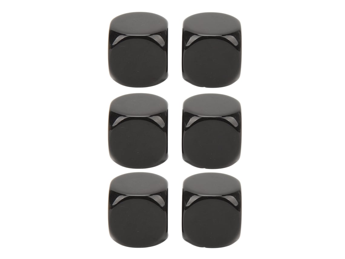 Conjunto de 10 Dados de 6 Faces Impermeáveis para Jogos Educativos S/MARCA