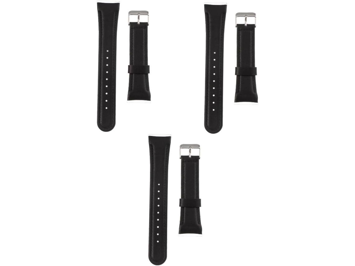 Conjunto 3 Pulseiras Couro Smartwatch Substituição Relógio GOKOCO