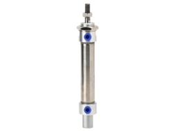 Cilindro Pneumático Mini De Aço Inoxidável Para Componentes Pneumáticos, Equipamento Industrial Ma20x150
