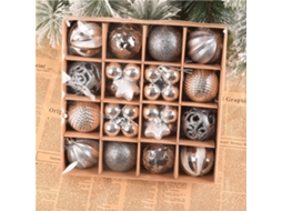 42Pcs Bola de Natal Decoração de Árvore de Natal