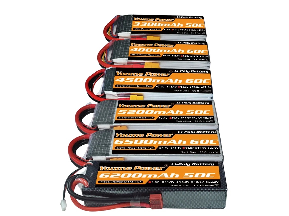 Bateria Lipo, Alta Capacidade, Plugue Xt60,3s 5200mah 50c T Oem