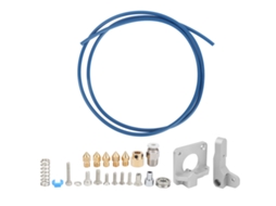 Kit De Atualização Do Extruder Com Tubo Ptfe E Bico Para Impressora 3d Ender3 Acessórios Cinza Azul