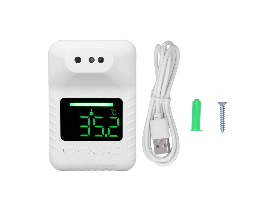 Termômetro Infravermelho Eletrônico de Alta Precisão Digital Detector de Temperatura Corporal Sem Contato para Hospital e Família