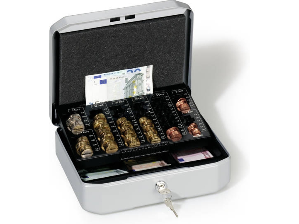 Cofre DURABLE Euroboxx Cinzento (283x100x225mm - Metal)