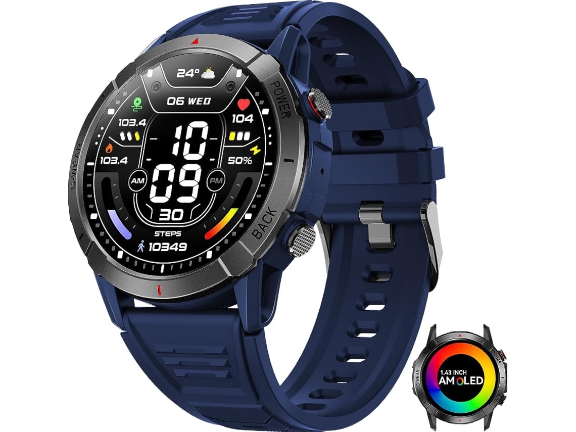 Smartwatch Amoled5 Azul