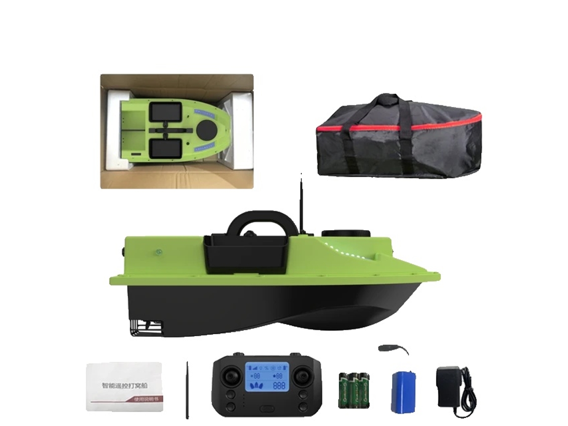 Barco De Isca Para Pesca Gps, Motor Duplo, Localizador De Peixes Oem