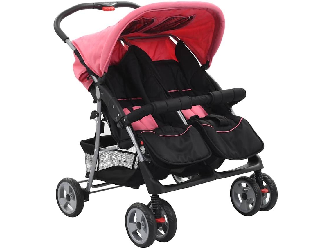 Pushchair, Pushchairs Vidaxl Cor-de-rosa Aço