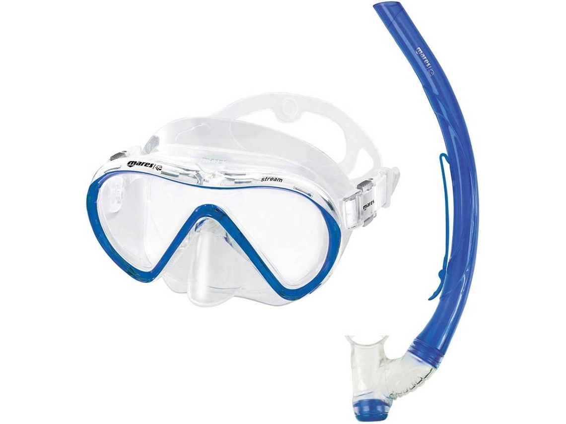 Conjunto De Máscara E Tubo de Mergulho MARES Stream