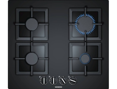 Placa de Gás SIEMENS EP6A6PB20 (Gás Natural - 59 cm - Preto) — Gás Natural | Largura: 59 cm