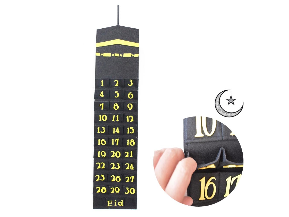 Calendário De Advento Eid Mubarak Parede Decorativo